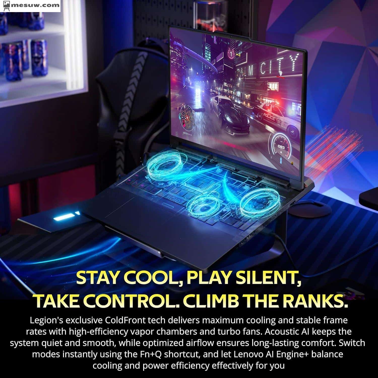 Lenovo Legion Pro 7i – KI-Workstation, Engpassbeseitigt, TGP-optimiert